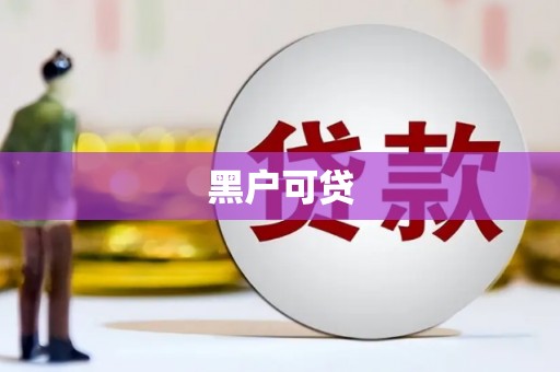 广灵黑户可贷